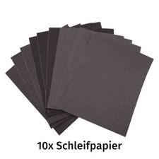 10x Schleifpapier Set