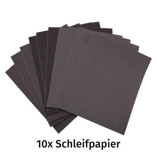 10x schleifpapier set - 10x,