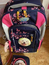 School  mood Schulranzen Schulrucksack Neu und Unbenutzt Schmetterlinge Und Hund