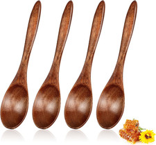 4PCS Kleine Holzlöffel