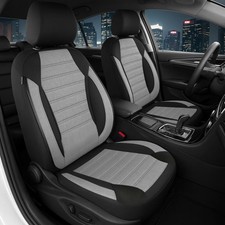 2x Sitzbezüge passend für VW ID.3 ab 2020 (Schwarz-Grau) | PRIME