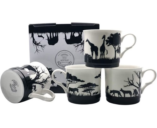 Edles bone china 4er - china, set