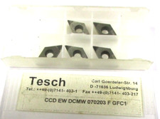 5 TESCH CBN Wendeplatten zum