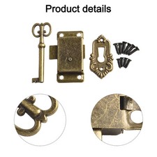 Vintage Schlossset für Möbel