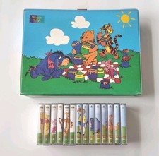 Winnie Puuh MC Kassette Folge 1 2 3 4 5 6 7 8 9 10 11 12 13 14 + Kassettenkoffer