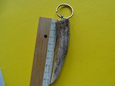 Schlüsselanhänger, Geweih Reh, Schlüsselring, Unikat Rehbock Jäger Horn, OOAK