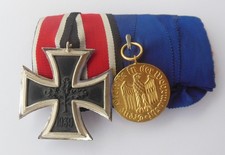 2 er Spange 57er  Eisernes Kreuz zweite Klasse und 12 Jahre Wehrmacht