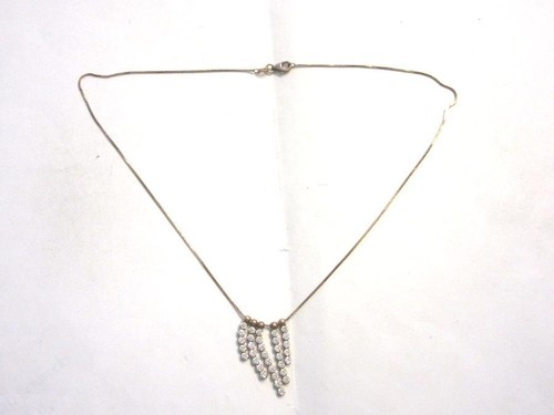 Silberhalskette rosegold mit - rosegold,