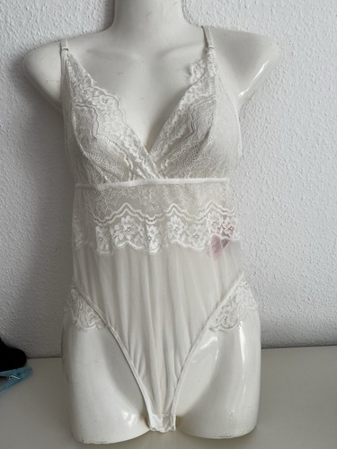 Transparenter body weiß - transparenter,