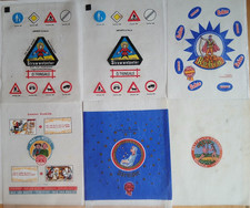 Obst Einwickelpapier, Orangen Papier, Fruit Wrappe Pergament,  etc