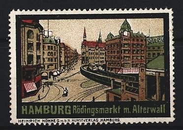 Reklamemarke hamburg - reklamemarke,