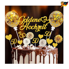 Goldene Hochzeit Tortendeko 20