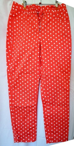Knöchelhose rot weiß - 7/8,