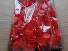 2000 Einkaufswagenchips Wertmarken Pfandmarken Veranstaltung Event Ekw 20 rot