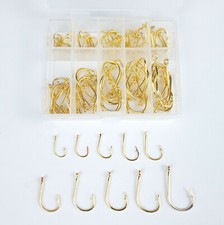 100-er Set ANGELHAKEN gold Gr