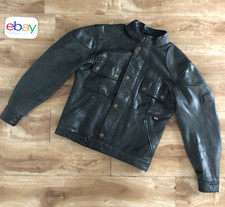 Belstaff COUGAR vent leather jacket, antique black, size M