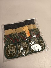 3 paar BEAUTYZOO Hundesocken gegen Lecken von Pfoten, rutschfeste Gr. L