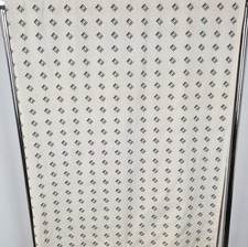 Stoff Rest BW ecru grün Nähen