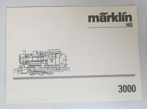Märklin 3000 anleitung - märklin,