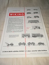 WIKING MODELLAUTO 1:87,  BILD-PREISLISTE  1983/1984 , OHNE KNICK MIT HÄNDLERST.