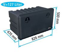 LKW Staukasten, Daken Just 800 Staubox 826x500x470mm, Werkzeugkasten Daken J127