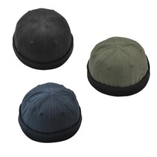 Schicke Herren Damen Skullcap Mütze Docker Mütze Beanie Matrose Fischermütze
