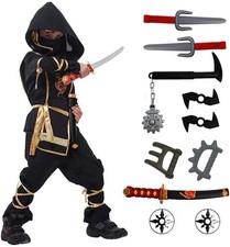 Ninja Kostüm Kinder 20 Stück