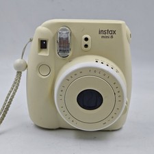 Instax Mini 8 Kamera - Ungetestet, Gebrauchsspuren, Blassgelb