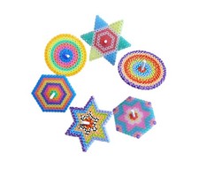 Bügelperlen midi - 6 Kreisel