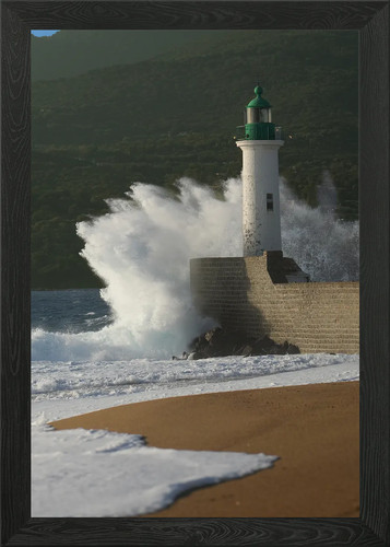 Leuchtturm und krachende