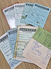 Zündapp Papiere Konvolut (Muster) Original für Sammler