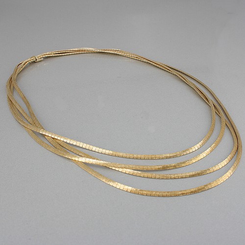 Halskette 750 18k gelbgold 4 - 750/18k,
