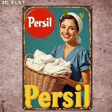 Blechschild persil waschmittel - blechschild,