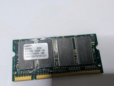 2 Riegel SAMSUNG 128MB DDR PC2100 CL2.5 Notebookspeicher RAM