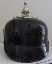 Pickelhaube ohne Beschläge Filmrequisite Größe 58-59 Kunststoff Polizei/Gendarm