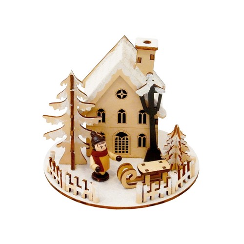 Weihnachtshaus led beleuchtet - led,