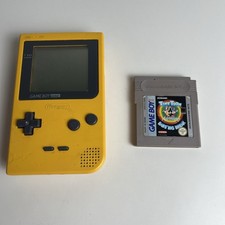 Nintendo Gameboy Pocket Konsole GELB Handheld Spielkonsole - Mit Spiel