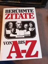 Buch: Berühmte Zitate von A - Z