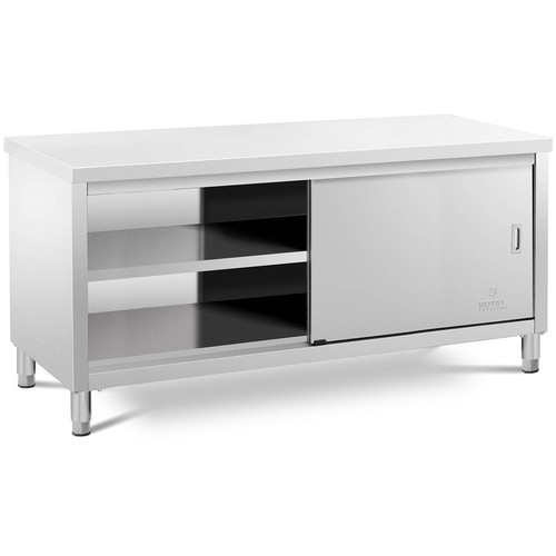 Arbeitsschrank edelstahl 180 - edelstahl,