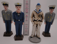 konv. DDR NVA Marine Soldaten PGH Effelder Spielzeug Figuren Gummi Plaho