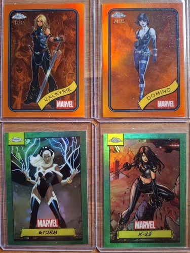 Topps chrome marvel valkyrie - valkyrie, &