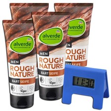 4 x alverde MEN Bartseife