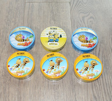 6 kleine leere Blechdosen von