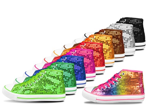 Pailletten sneaker high - sneaker,