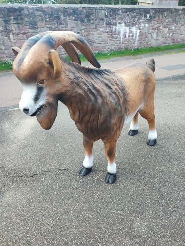Ziegenbock lebensgroß