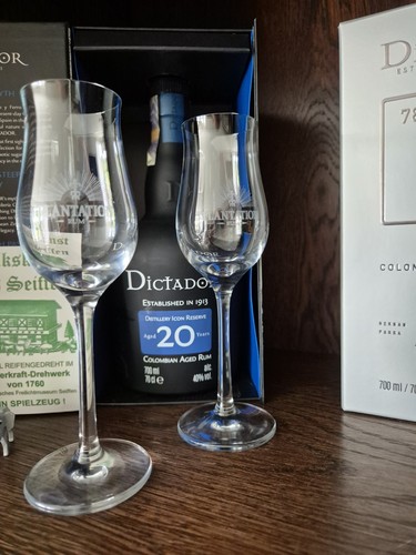 Plantation rum nosing glas - 2x,
