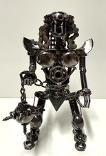 Metallfigur roboterfigur aus - metallfigur,