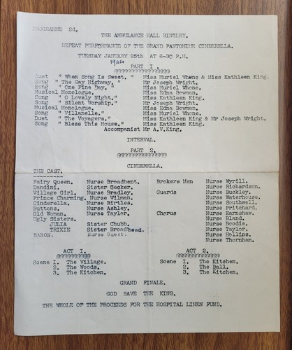 1944 ambulance hall bingley - hall,