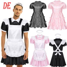 Herren kleid satin rüschen - kleid,