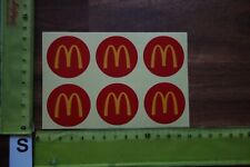 Alter Aufkleber Restaurant Schnell-Imbiss Drive In RONALD MC DONALD'S 1Bogen